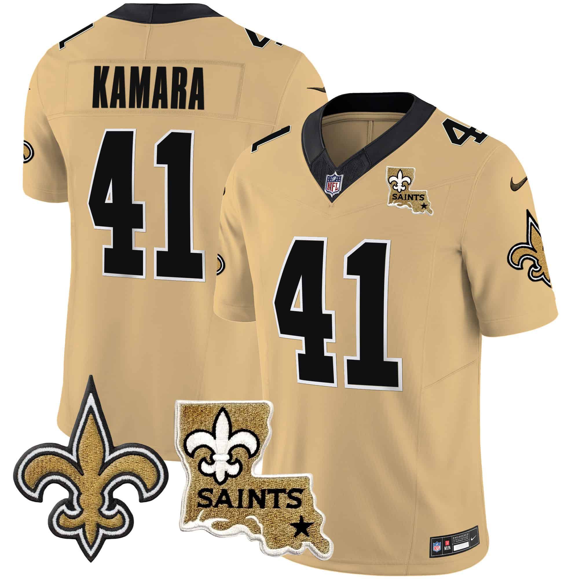 Men New Orleans Saints #41 Kamara Yellow 2024 Nike Vapor Limited NFL Jersey->indianapolis colts->NFL Jersey